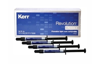 "Revolution Formula 2" A2- материал стом. пломбировочный (текучий), 4 х 1 г