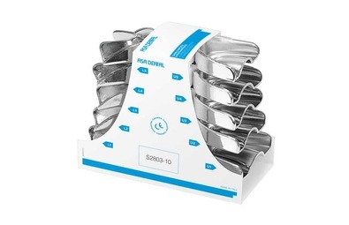Слепочные ложки, неперфорированные 10 шт. (5 верх + 5 низ) (ASA DENTAL)
