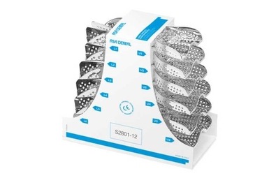 Слепочные ложки, 12 шт (6 верх+6 низ) (ASA DENTAL)