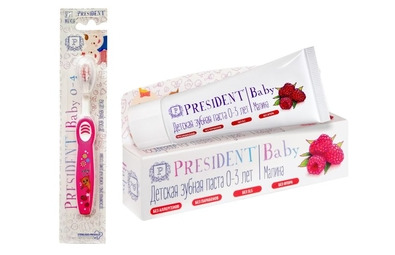 Подарочный набор PresiDENT Baby 0-3 малина