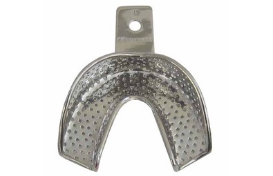 Ложка слепочная Legrin стальная перфорированная M, низ