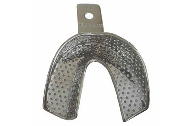 Ложка слепочная Legrin стальная перфорированная XL, низ