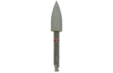 Полировальная головка, с алмазной крошкой, УН, мягкая, пламя (белая) (Legrin, Китай)