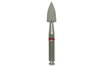 Полировальная головка, с алмазной крошкой, УН, мягкая, малое пламя (белая) (Legrin, Китай)