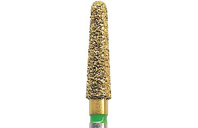 Боры алмазные ABACUS ТН Z856-21C (грубая) конус с округленным краем (NTI)