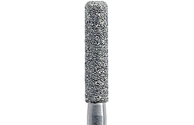 Боры алмазные ТН 837KR-010F (мелкая) цилиндр с округленным краем (NTI)