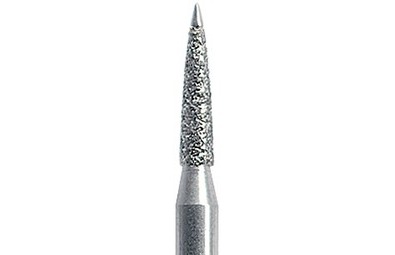 Боры алмазные ТН 861SE-012M (средняя) свечковидный с безопасным концом (NTI)