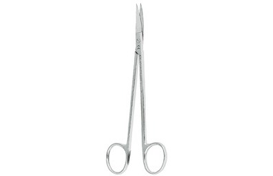 Ножницы изогнутые 16 см (короткая рабочая часть) (ASA DENTAL)