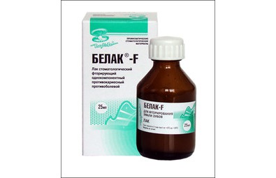 "Белак-F" - лак фторирующий однокомпонентный, 25 мл (Владмива)