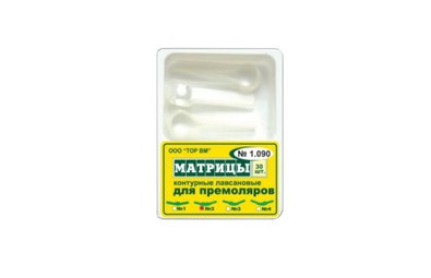 Матрицы контурные лавсановые для премоляров, 30 шт. (ТОР ВМ, Россия)