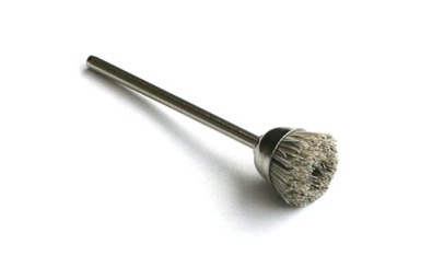 Щетка полировальная P1264 из натуральной щетины, жесткая, d=12, чаша (NTI)